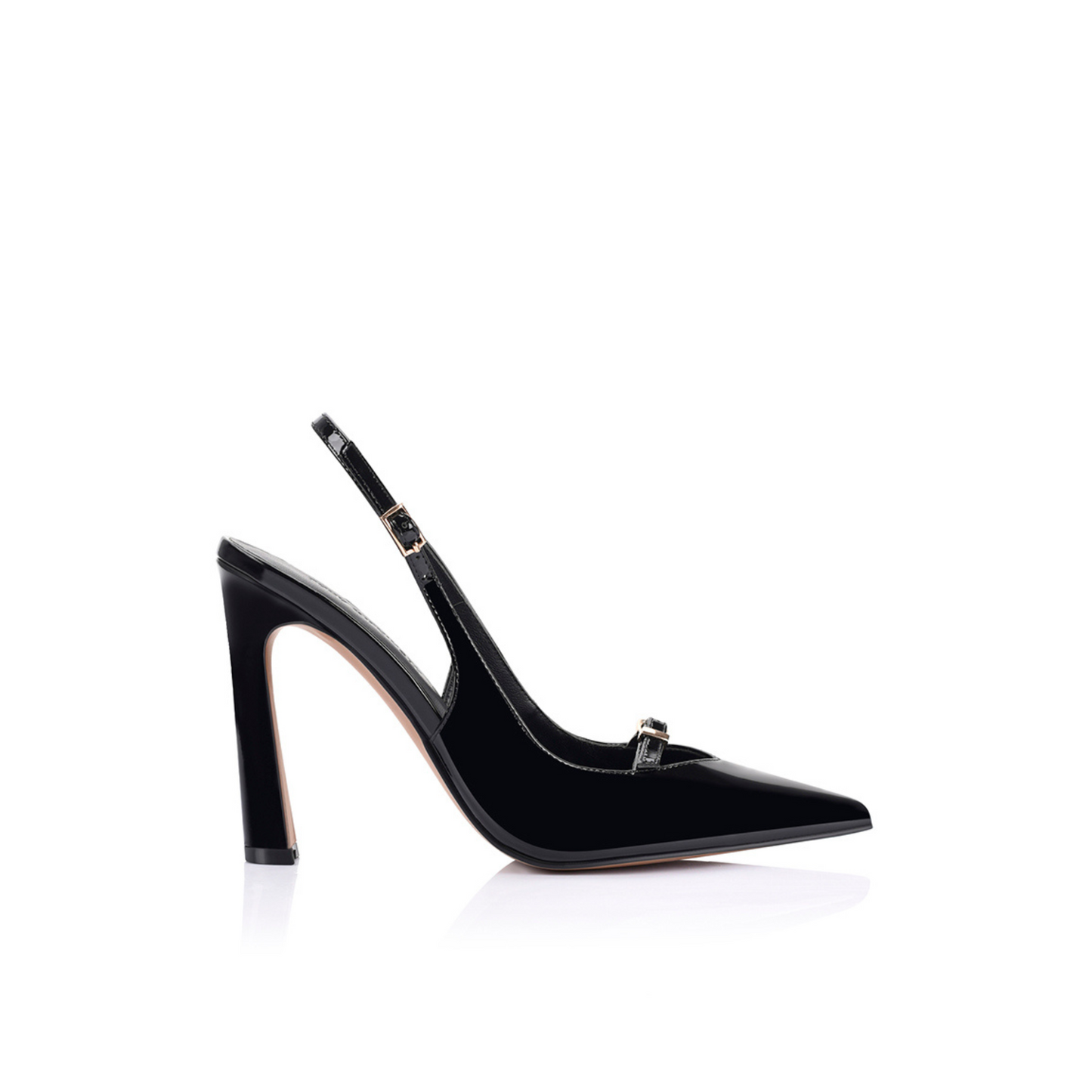 Naomi Pump Black Patent Leather - Lana Wilkinson