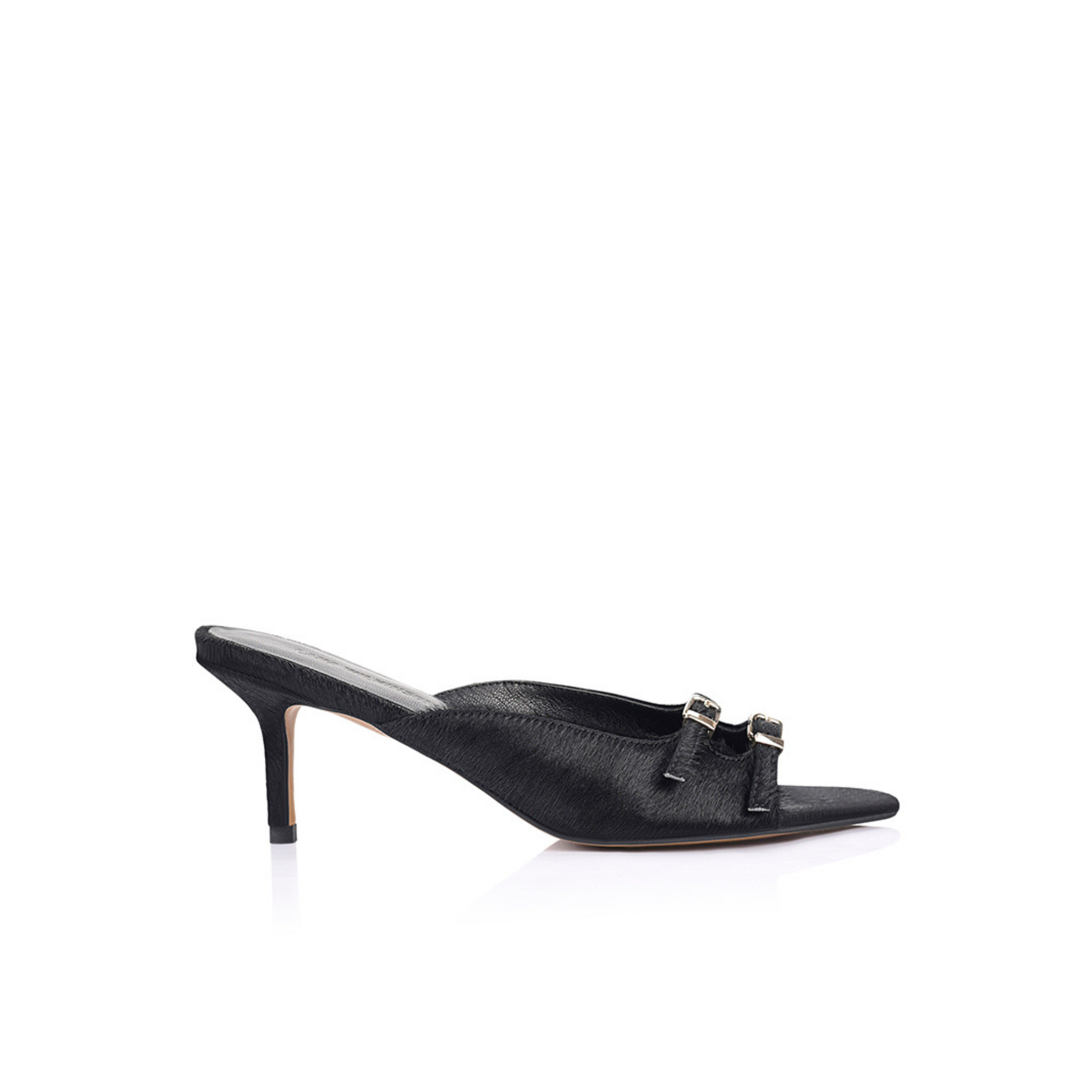 Lana Wilkinson - Shannon Mule Black Pony Hair