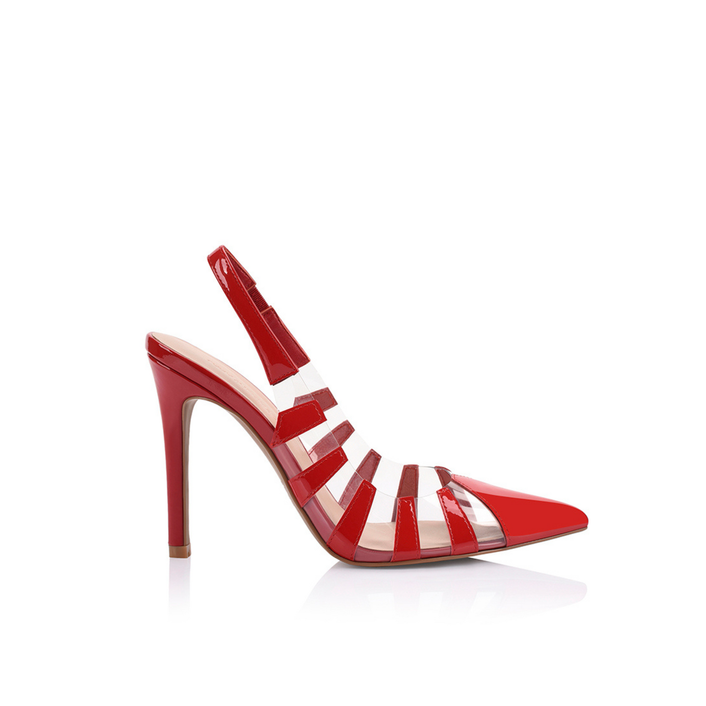 Sasha Pump Vinylite Red Patent - Lana Wilkinson