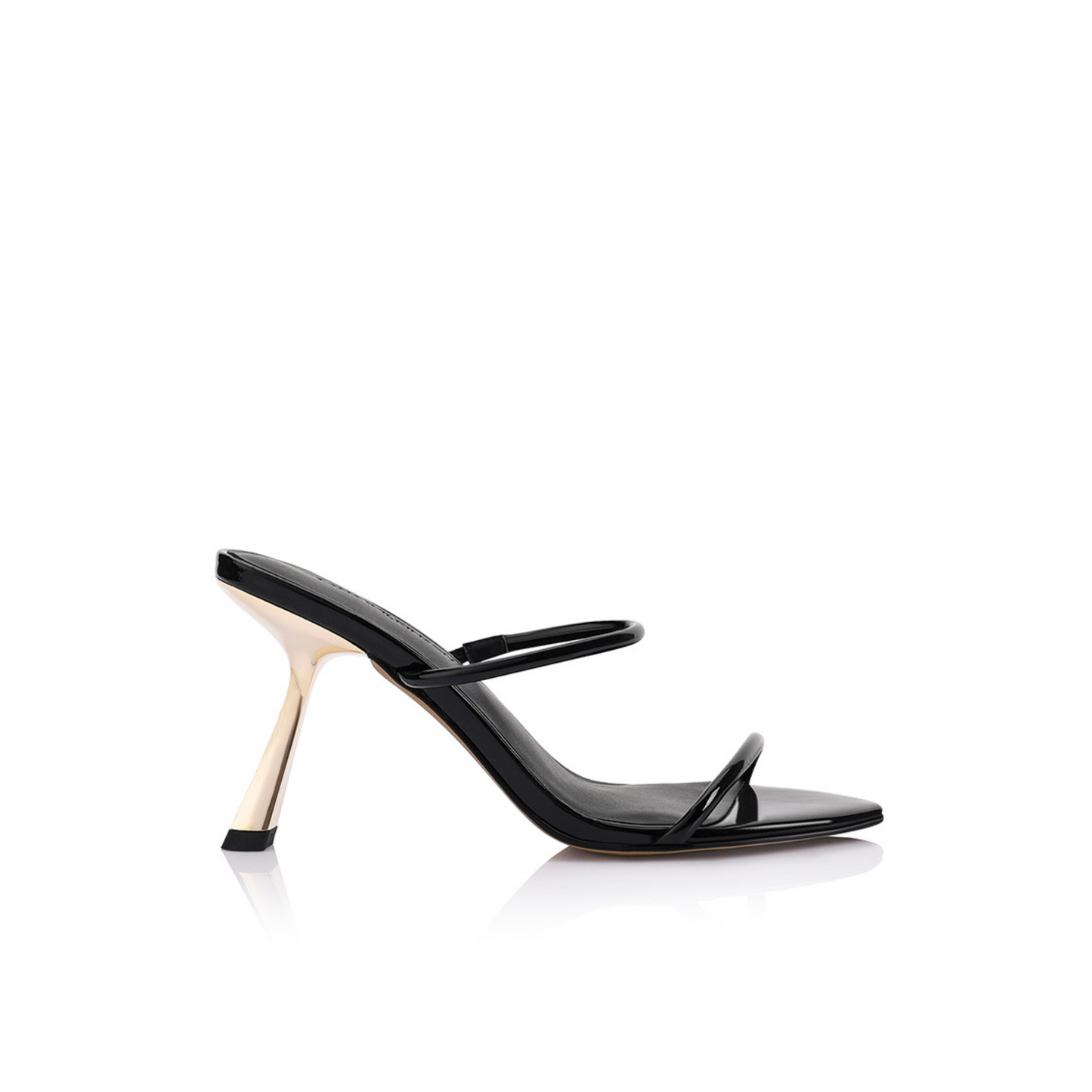 Marilyn Mule Black Patent - Lana Wilkinson
