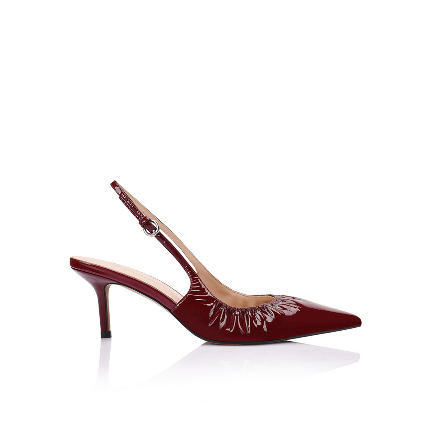 Charlotte Pump Wine Patent - Lana Wilkinson