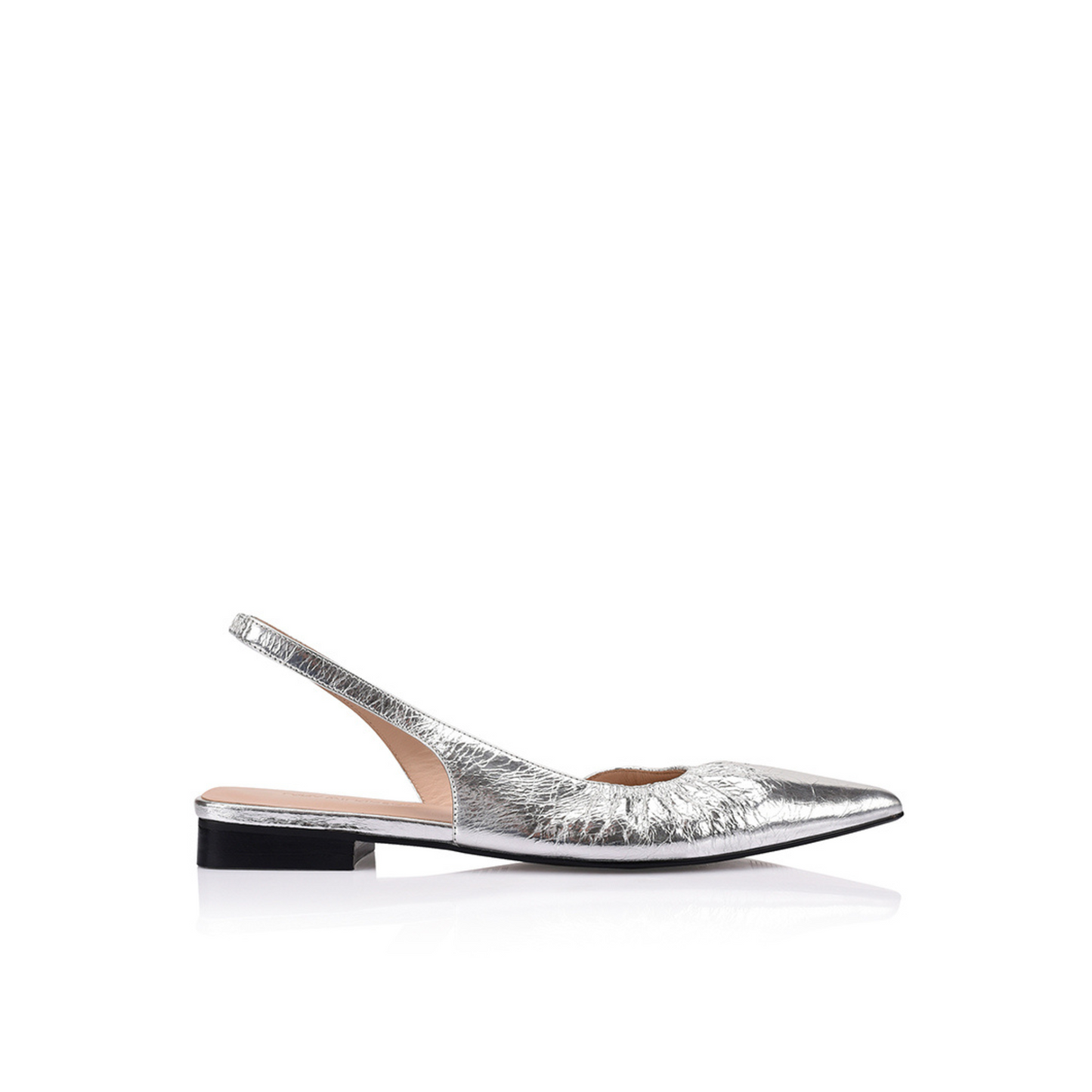 Bridie Flat Silver Metallic - Lana Wilkinson