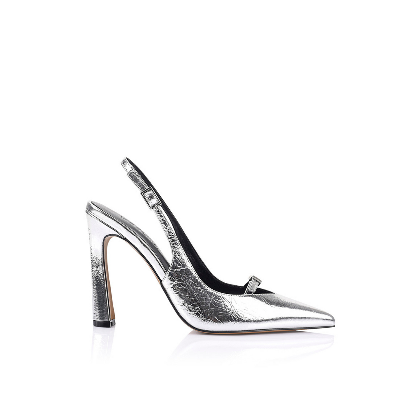 Naomi Pump Silver Metallic - Lana Wilkinson