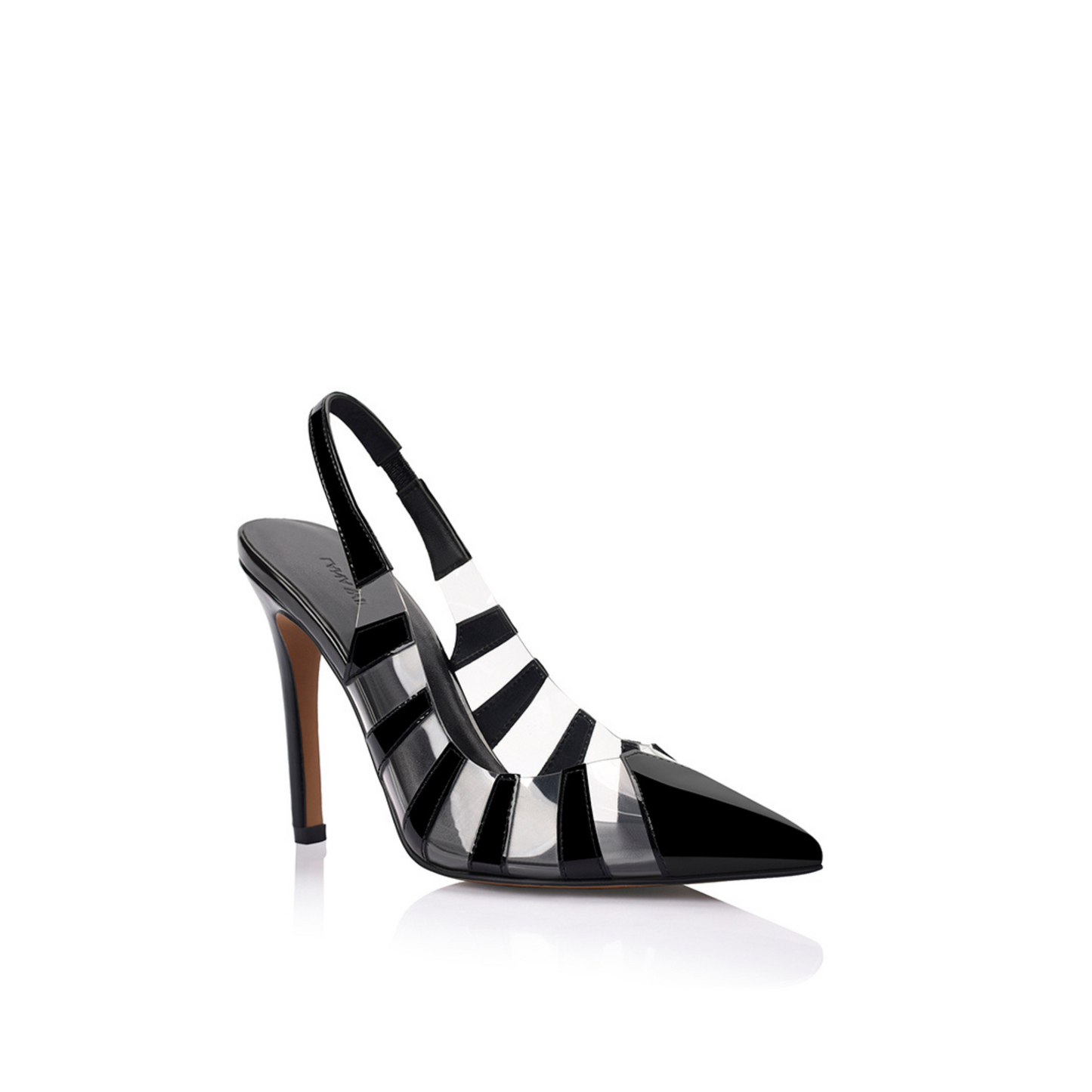 Sasha Pump Vinylite Black Patent - Lana Wilkinson