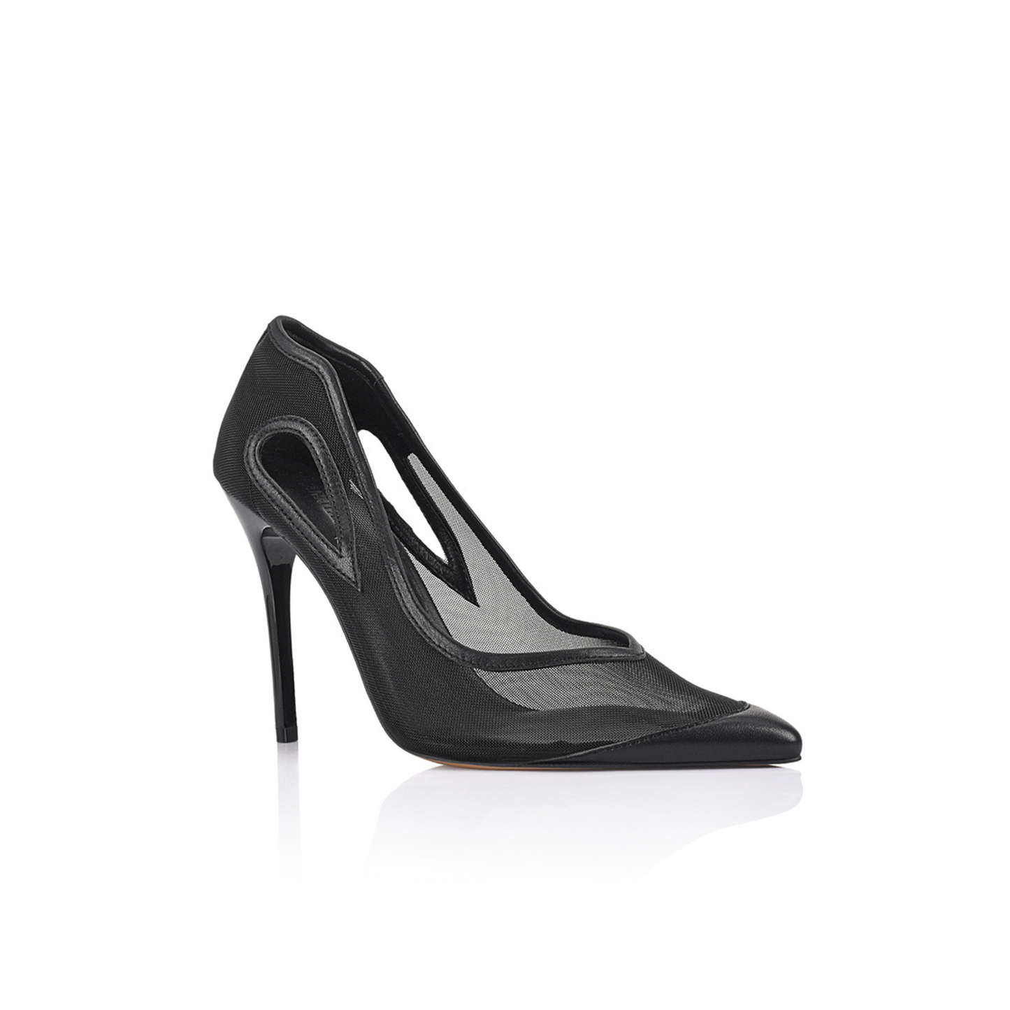 Catherine Pump Black Mesh - Lana Wilkinson