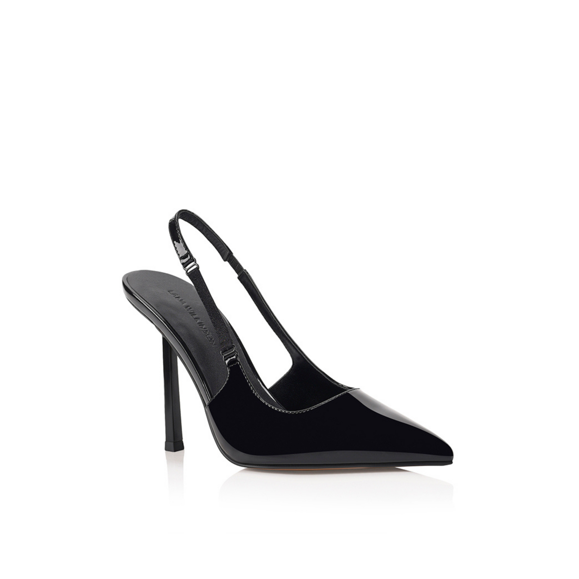 Aylah Pump Black Patent Leather - Lana Wilkinson