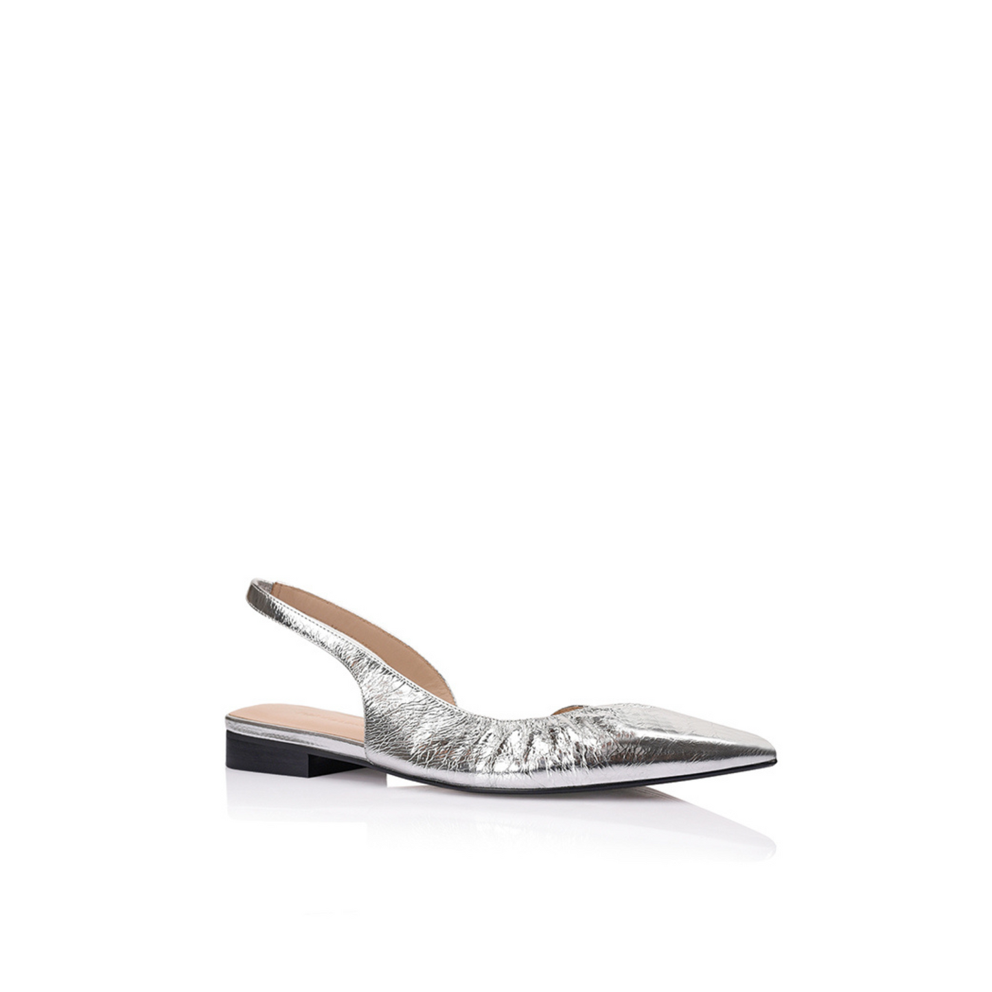 Bridie Flat Silver Metallic - Lana Wilkinson