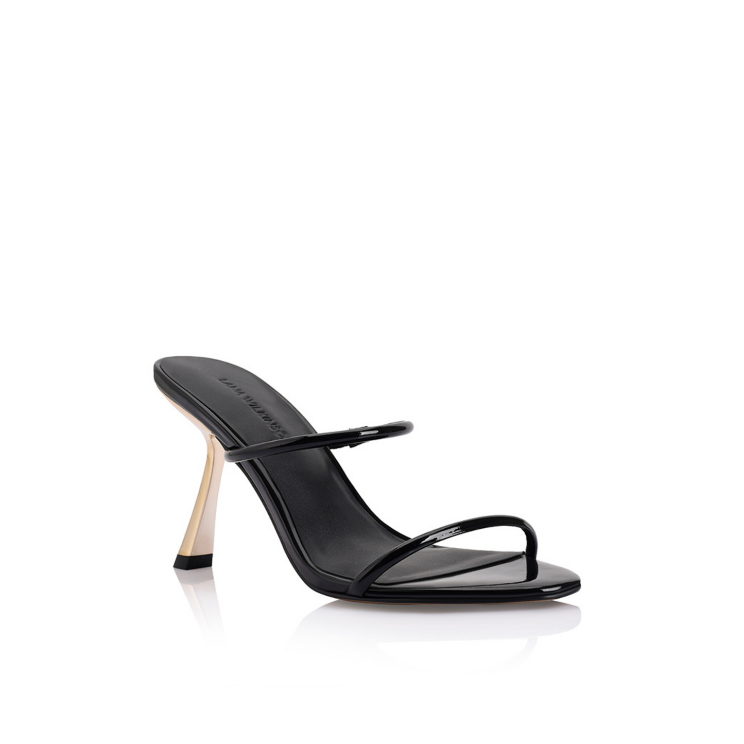 Marilyn Mule Black Patent - Lana Wilkinson