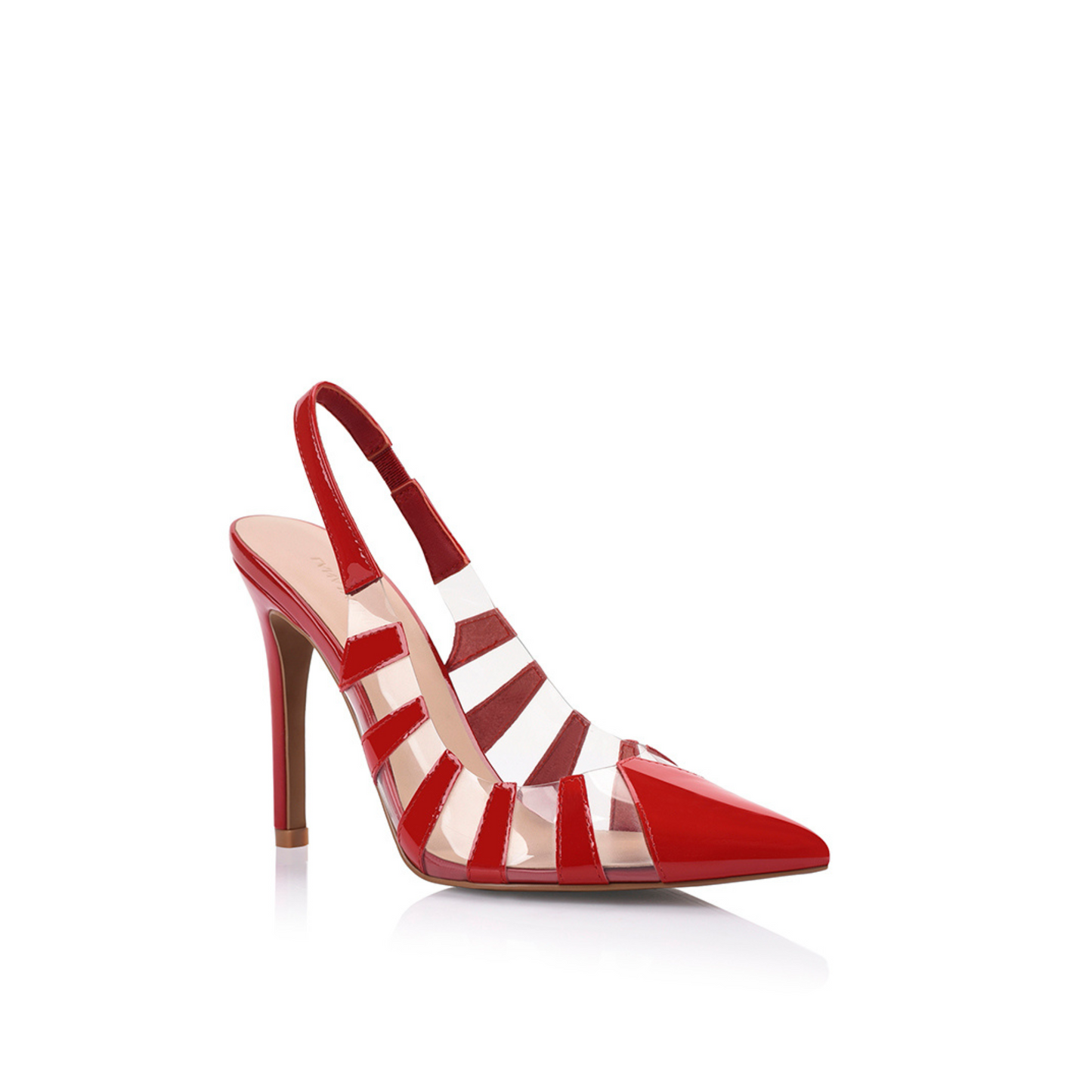 Sasha Pump Vinylite Red Patent - Lana Wilkinson