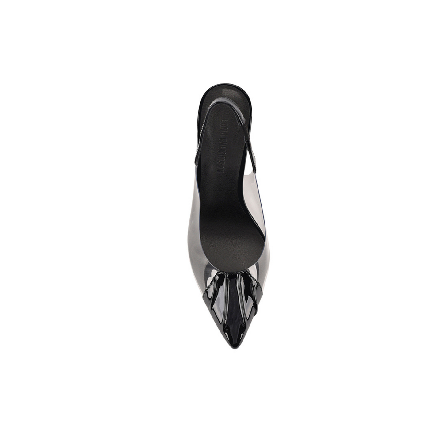 Remi Pump Vinylite & Black Patent Leather - Lana Wilkinson