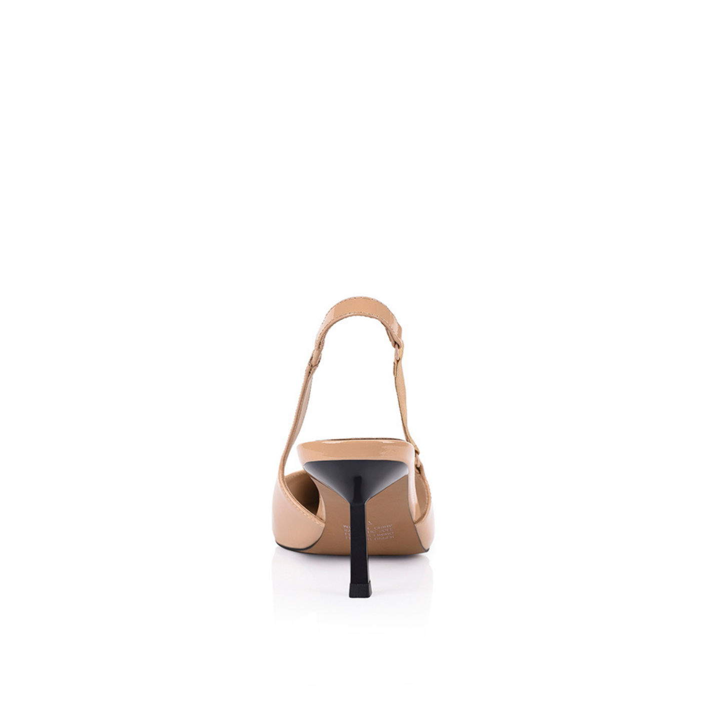 Alyssa Pump Beige Patent - Lana Wilkinson