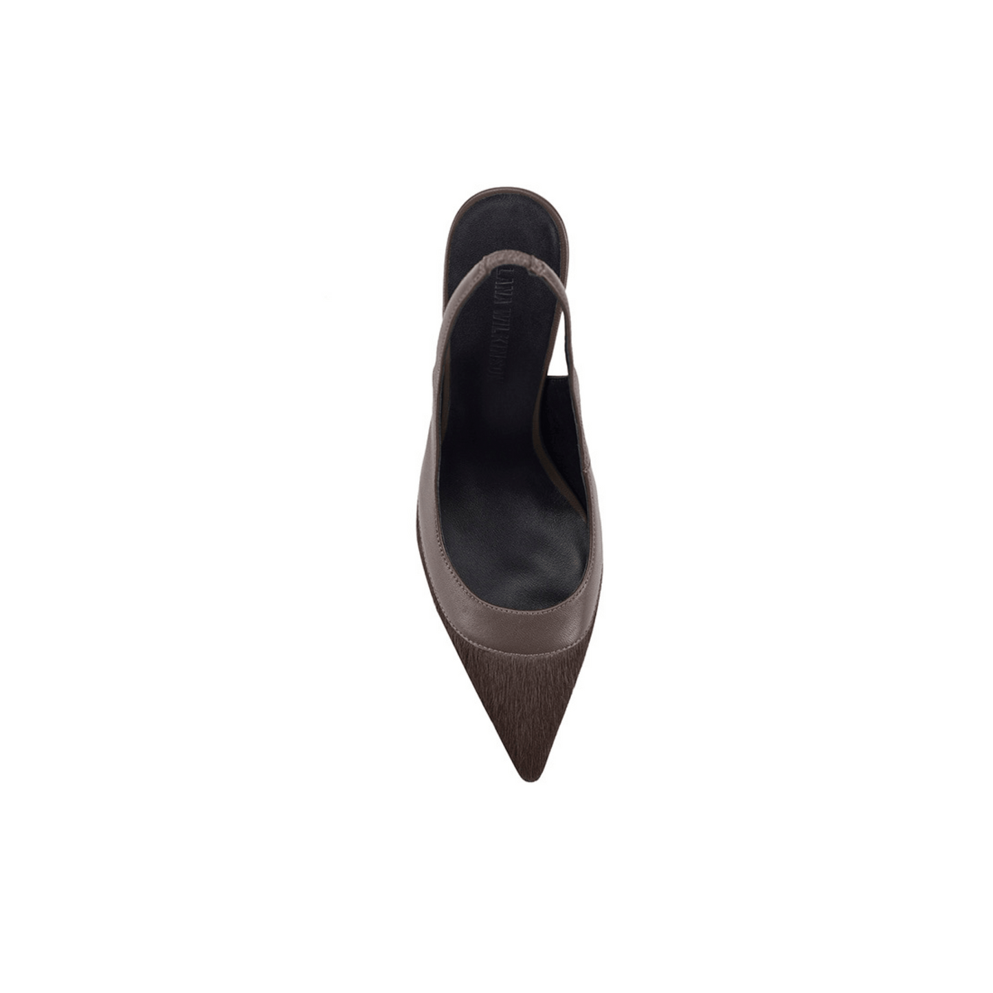 Celeste Pump Pony & Chocolate Leather - Lana Wilkinson