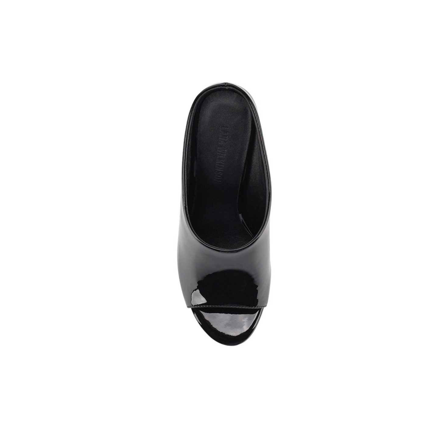 Sloane Mule Black Patent Leather - Lana Wilkinson