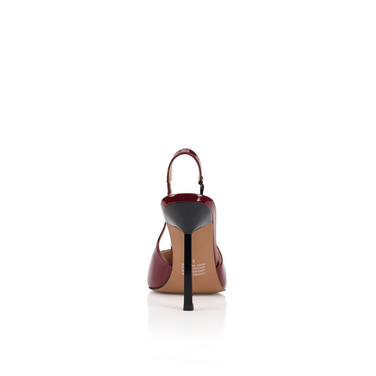 Aylah Pump Wine Patent Leather - Lana Wilkinson