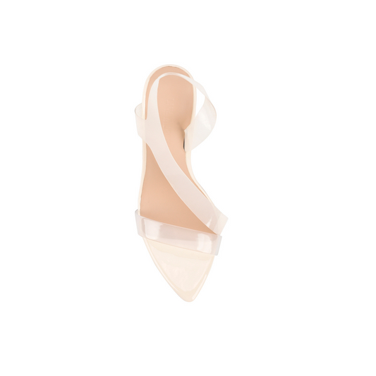 Missy Heel Ivory Vinylite - Lana Wilkinson