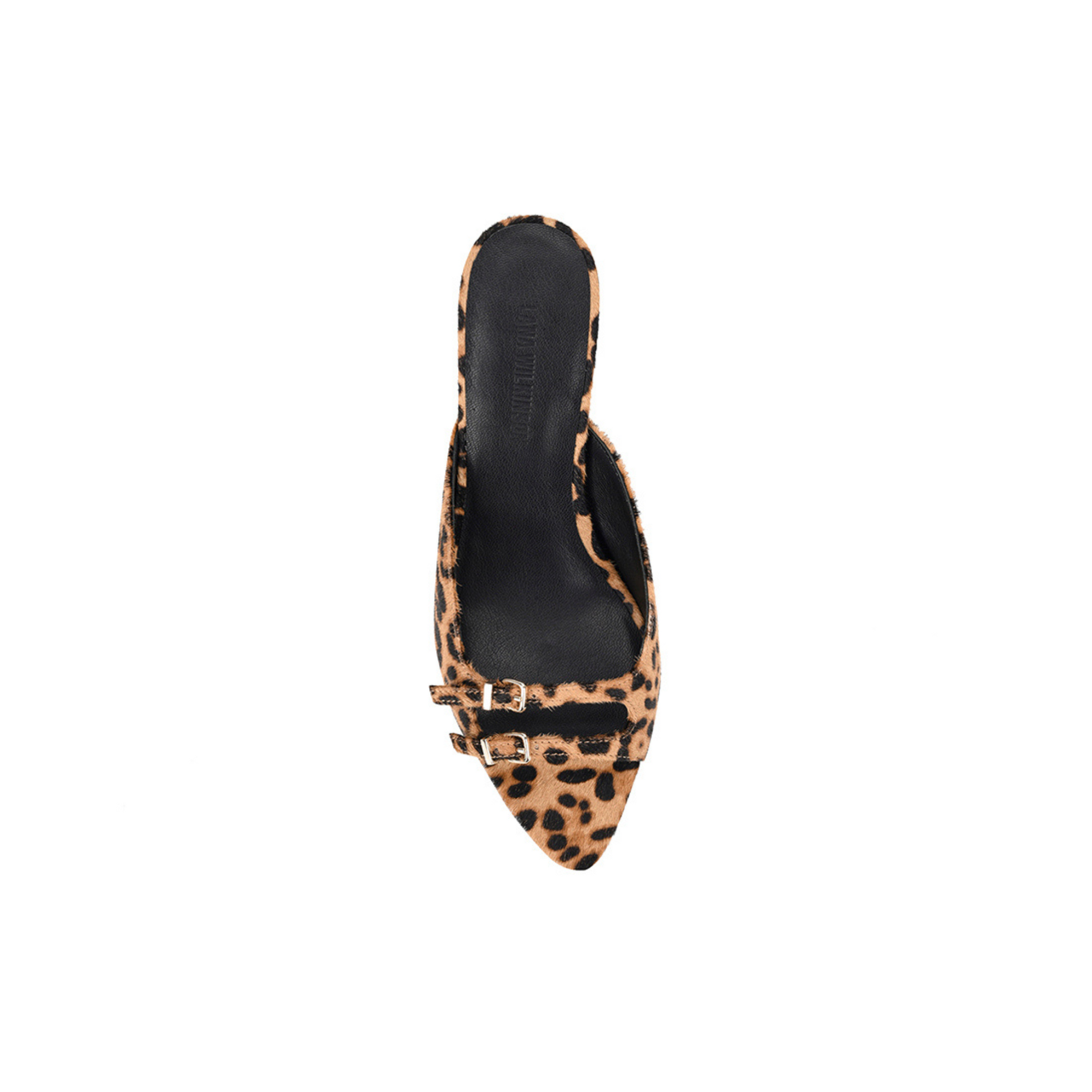 Lana Wilkinson - Shannon Mule Leopard Print Pony Hair