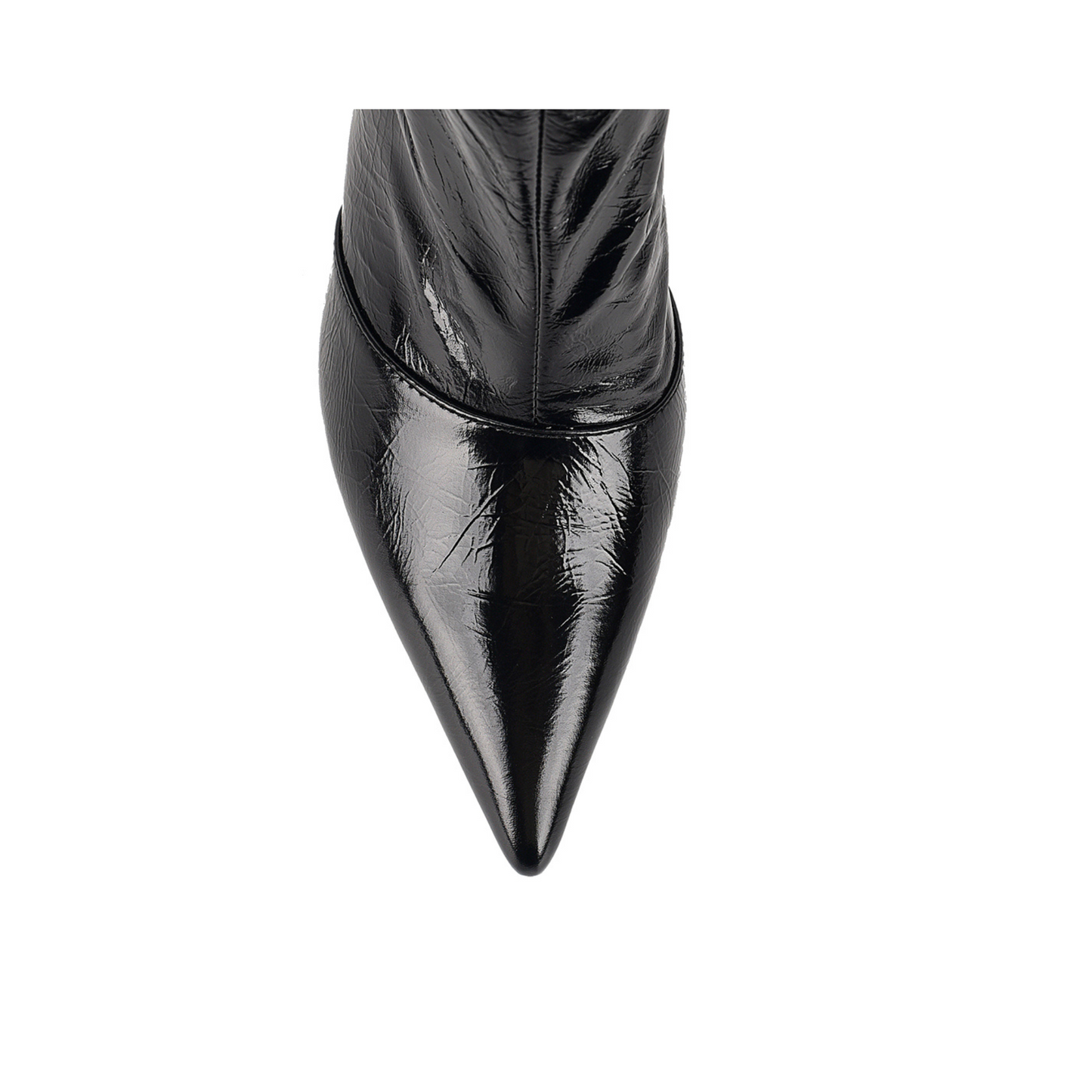 Riley Boot Black Patent Leather - LANA WILKINSON