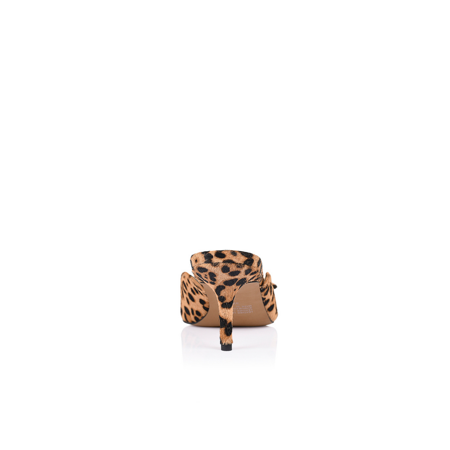 Lana Wilkinson - Shannon Mule Leopard Print Pony Hair