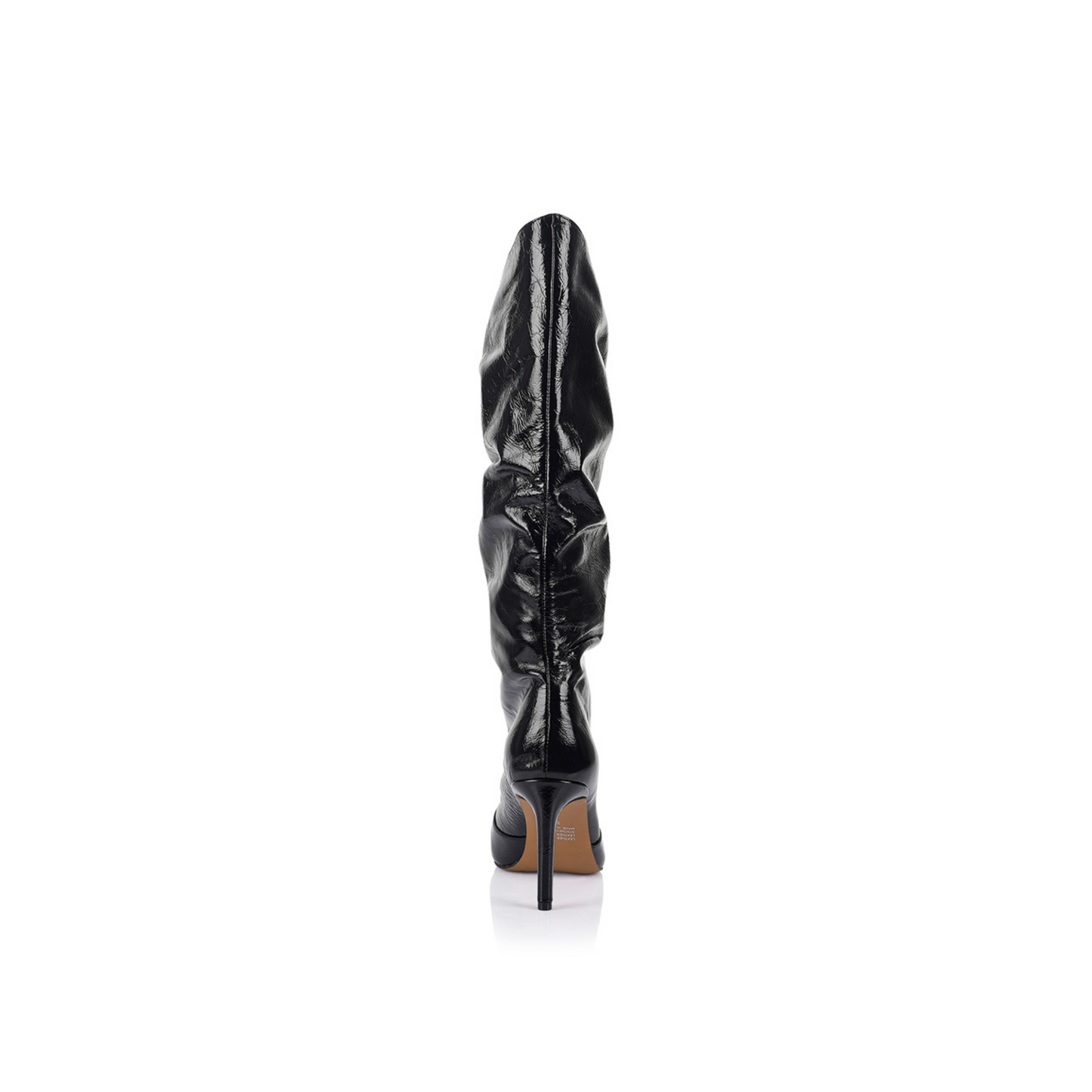 Riley Boot Black Patent Leather - LANA WILKINSON
