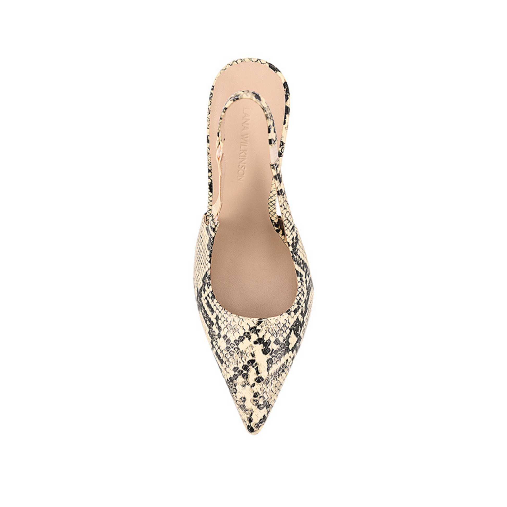 Aylah Pump Snake Print Leather - Lana Wilkinson