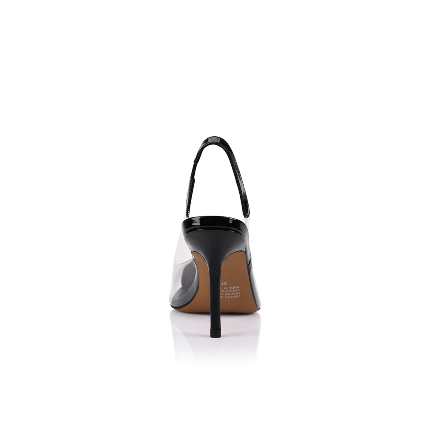 Remi Pump Vinylite & Black Patent Leather - Lana Wilkinson