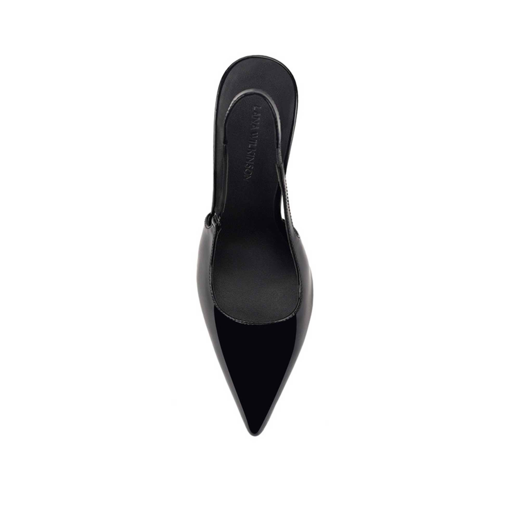 Aylah Pump Black Patent Leather - Lana Wilkinson