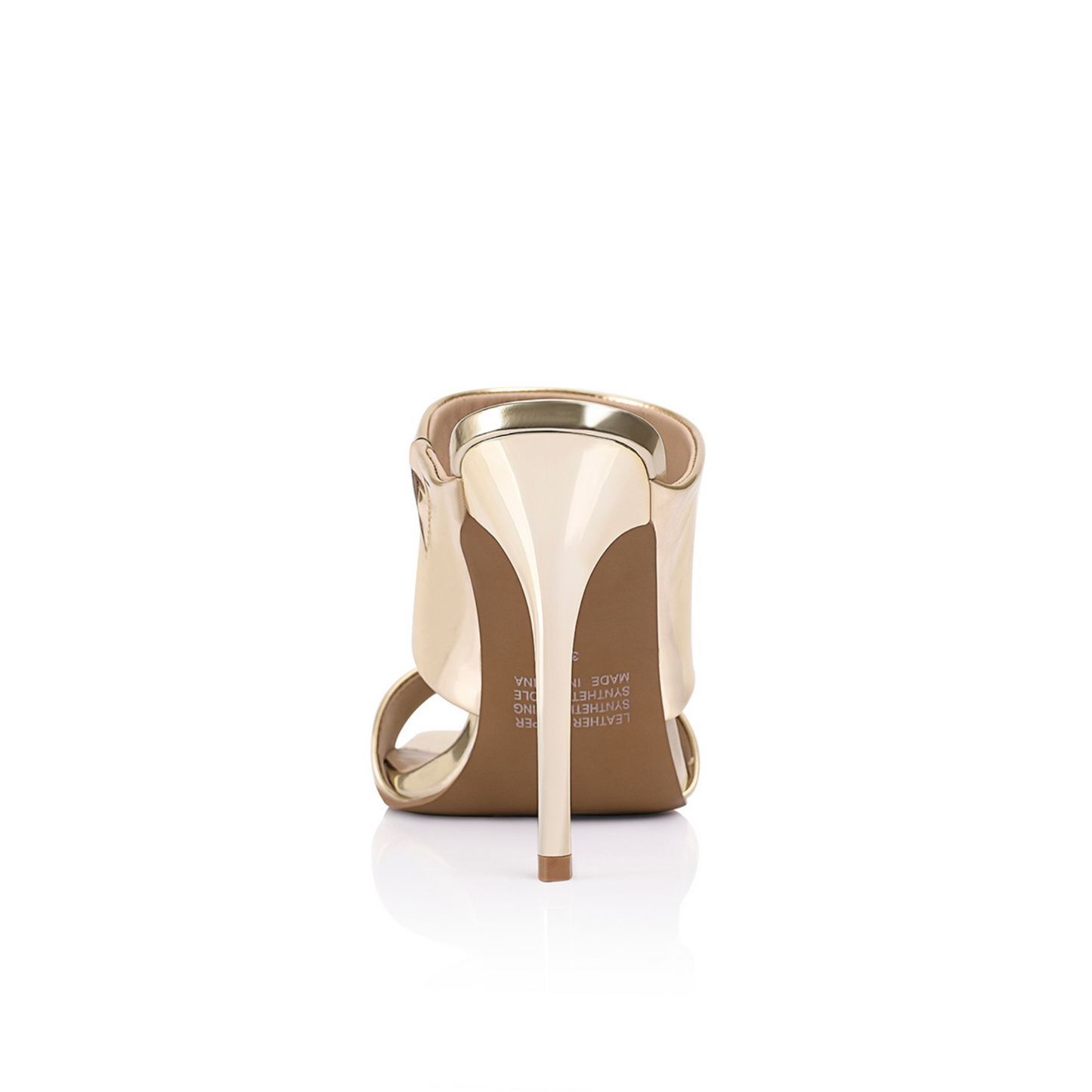 Montana Mule Gold Metallic Leather - Lana Wilkinson