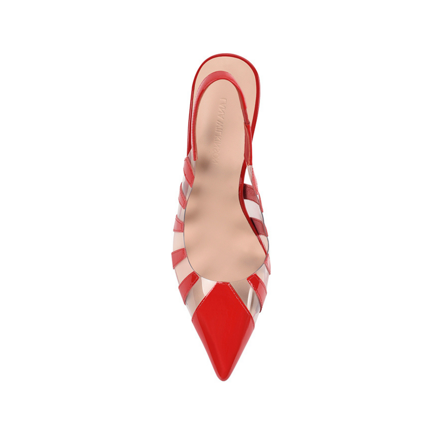 Sasha Pump Vinylite Red Patent - Lana Wilkinson
