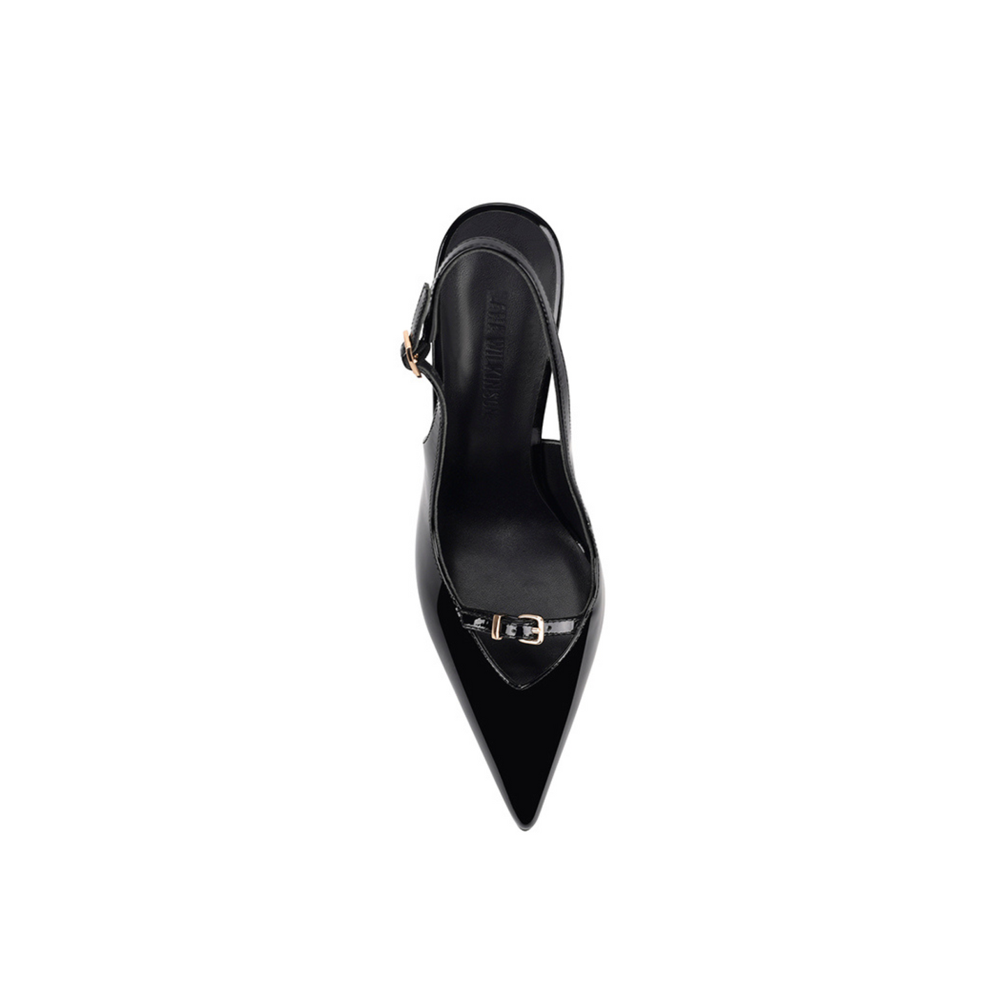 Naomi Pump Black Patent Leather - Lana Wilkinson