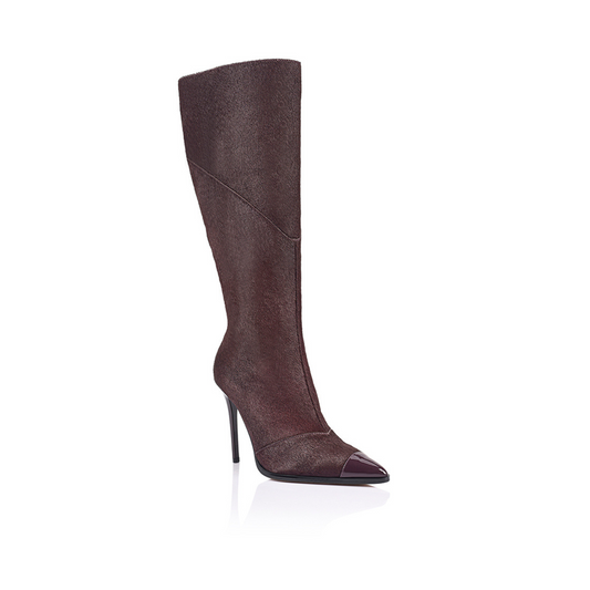 Dylan Boot Eggplant Pony - Lana Wilkinson