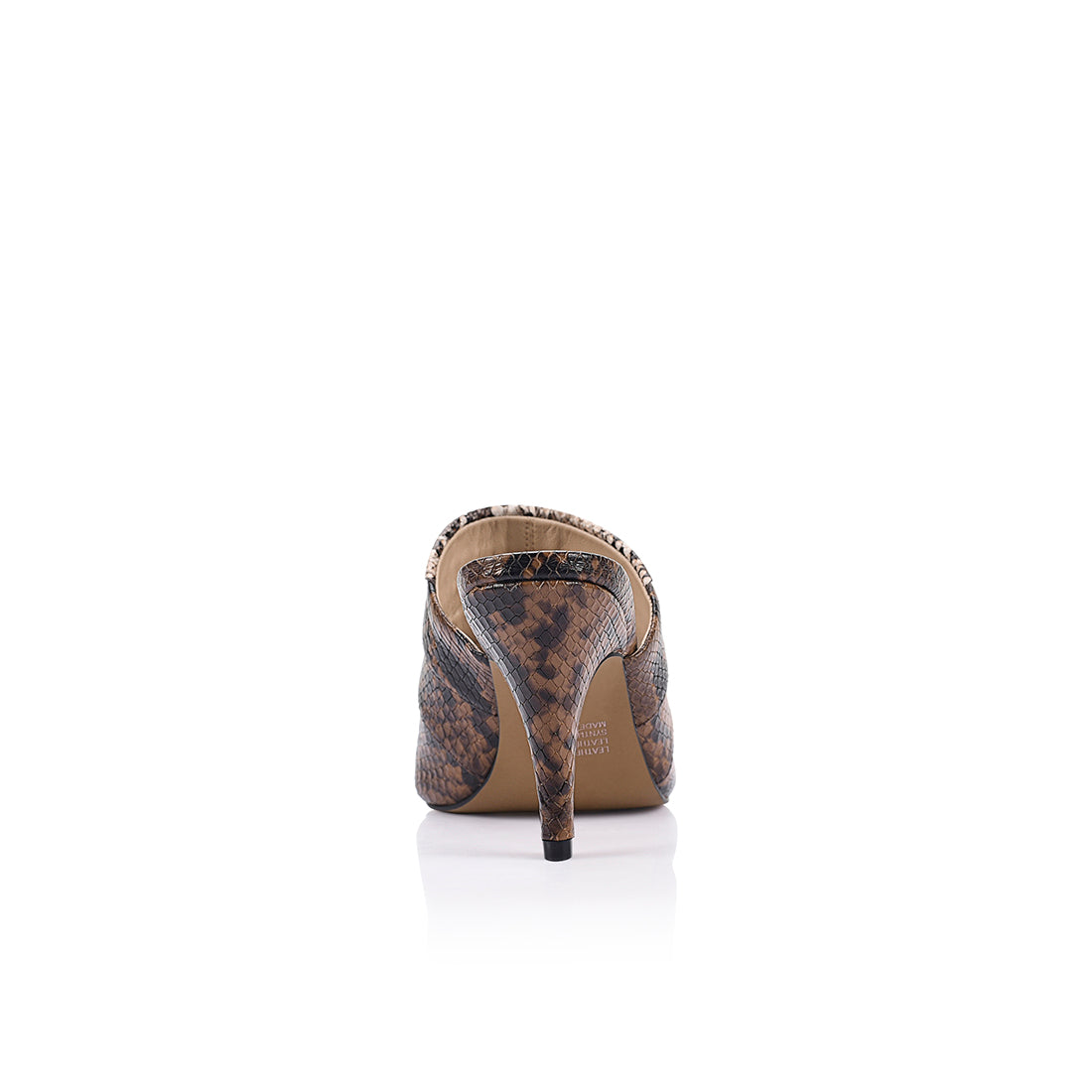 Ama Mule Mixed Snake-Print Leather - Lana Wilkinson