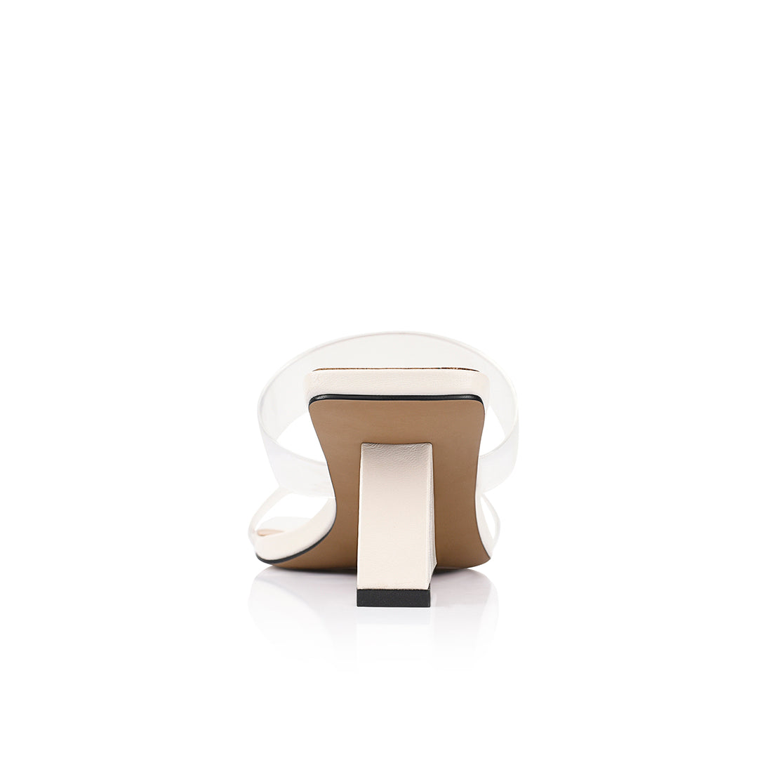 Bambi Wedge Ivory Leather - Lana Wilkinson