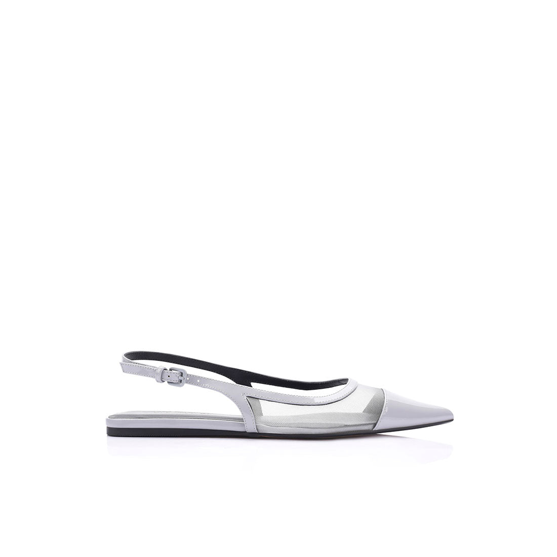 Belinda Flat Grey Mesh - Lana Wilkinson