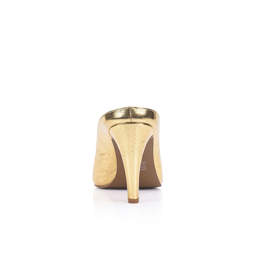 Bette Pump Gold Leather - Lana Wilkinson
