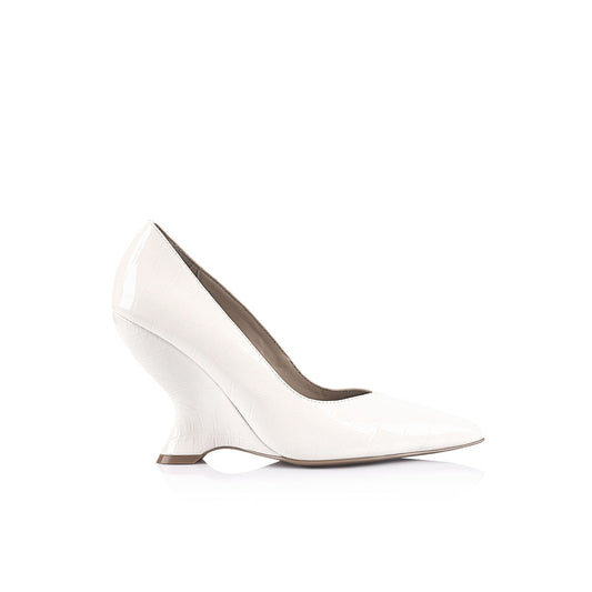 Molly Pump White Patent Leather - Lana Wilkinson