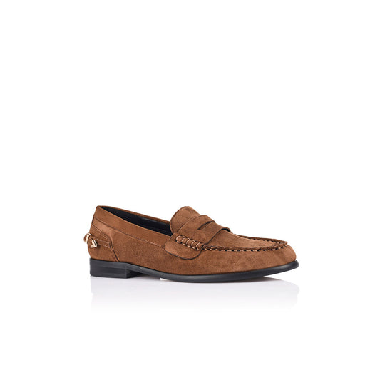Spencer Loafer Brown Suede Leather - Lana Wilkinson