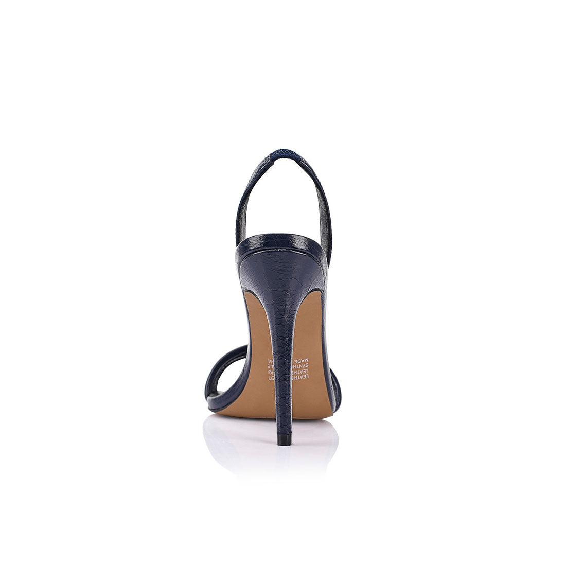 Camille Sandal Midnight Leather - Lana Wilkinson