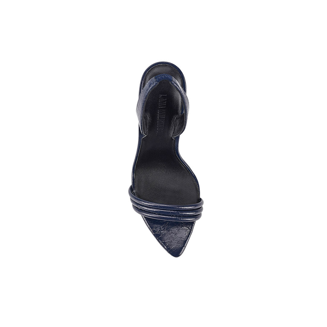 Camille Sandal Midnight Leather - Lana Wilkinson