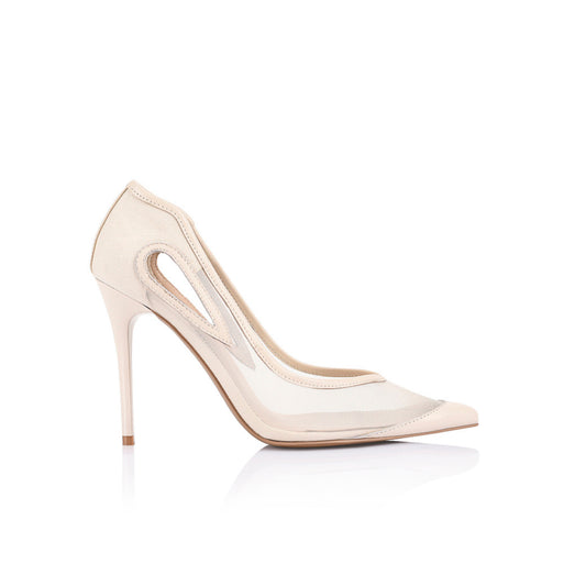 Catherine Pump Ivory Mesh - Lana Wilkinson