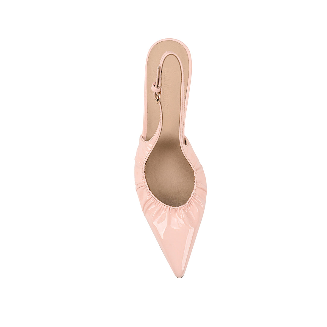 Charlotte Pump Blush Pink Patent Leather - Lana Wilkinson