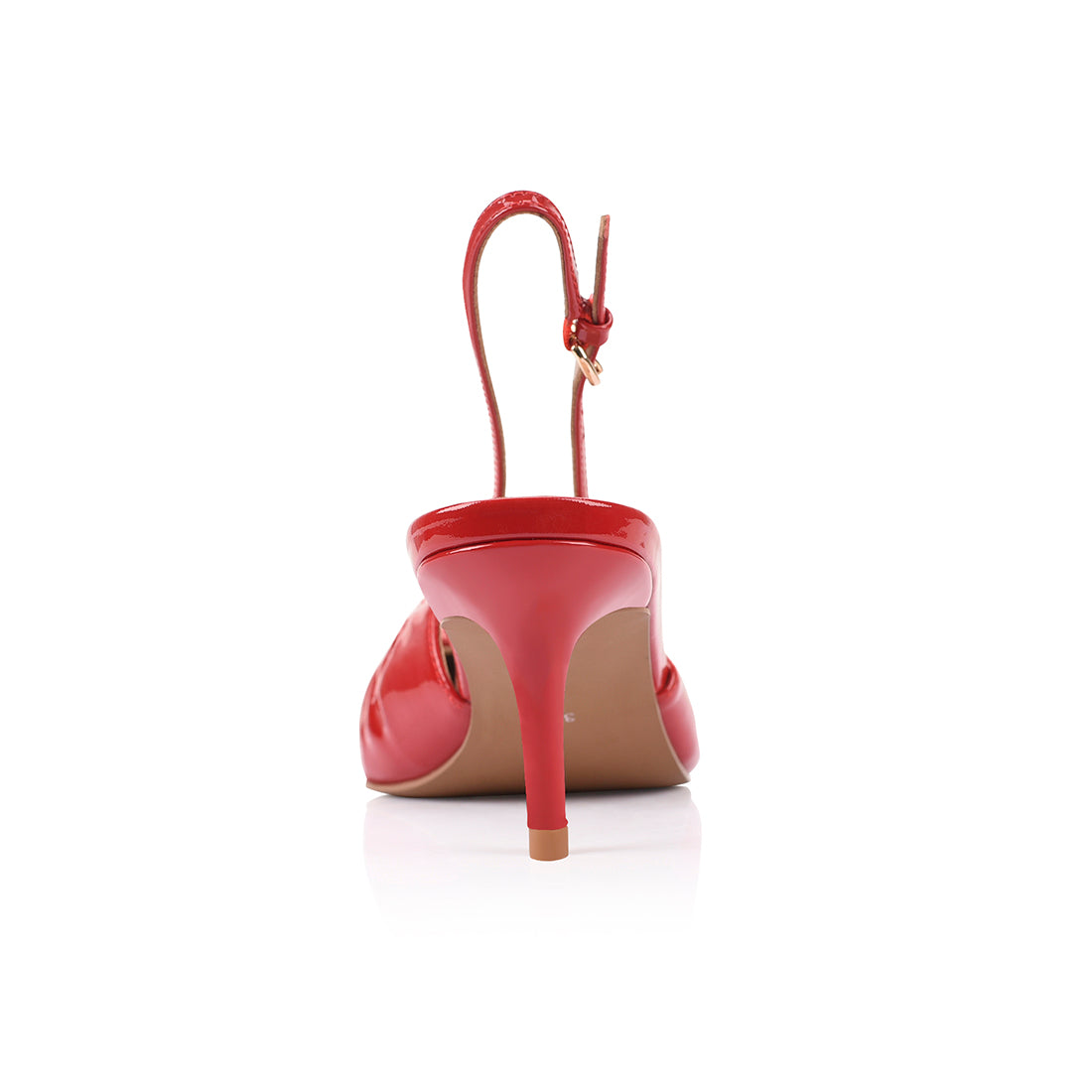 Charlotte Pump Red Patent Leather - Lana Wilkinson