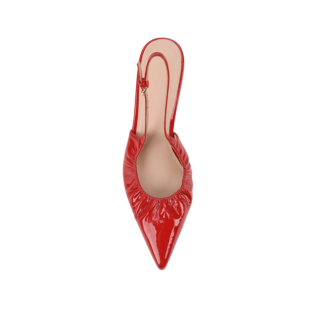 Charlotte Pump Red Patent Leather - Lana Wilkinson