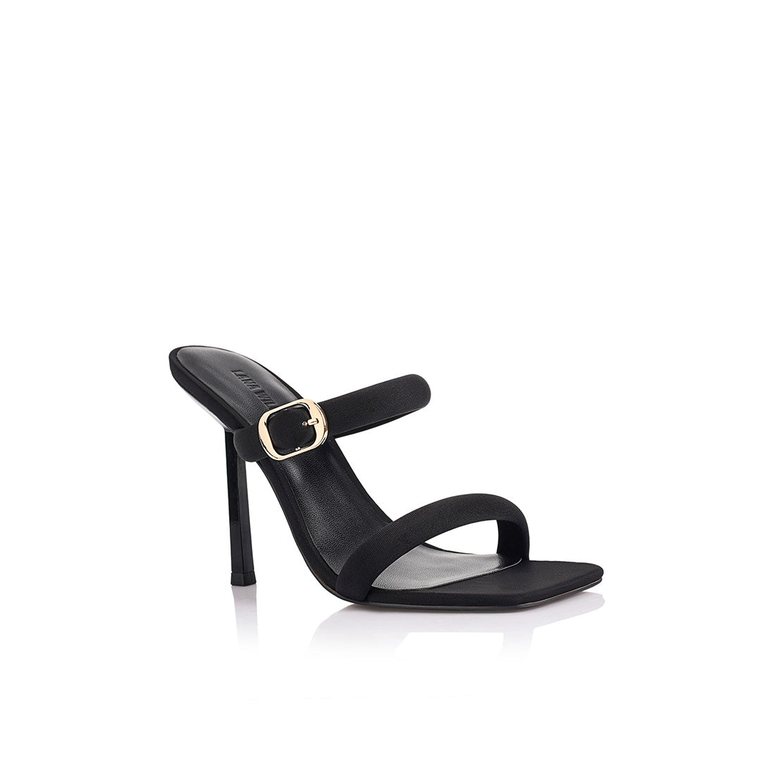 Clementine Mule Black Knit - Lana Wilkinson