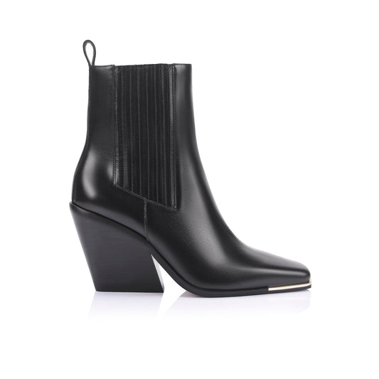 Cyrus Boot Black Leather - Lana Wilkinson