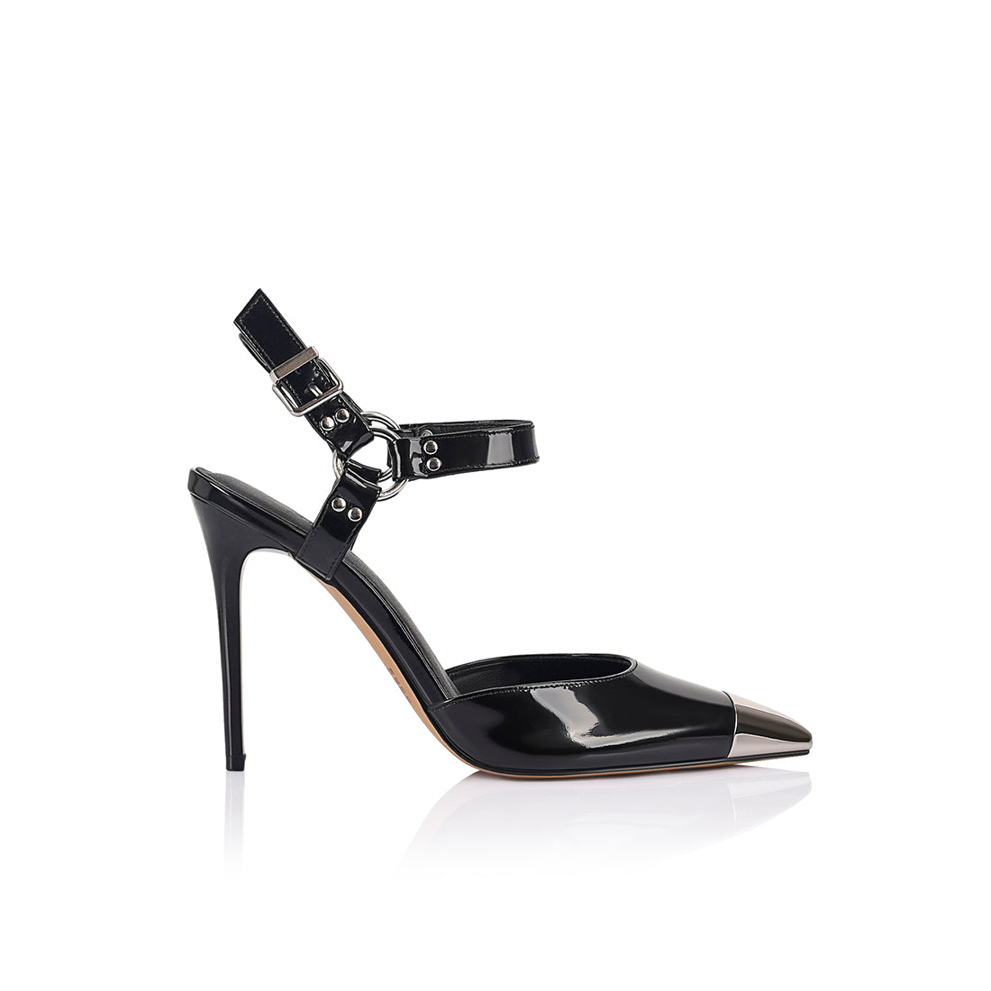 Dominique Pump Black Patent Leather - Lana Wilkinson Official