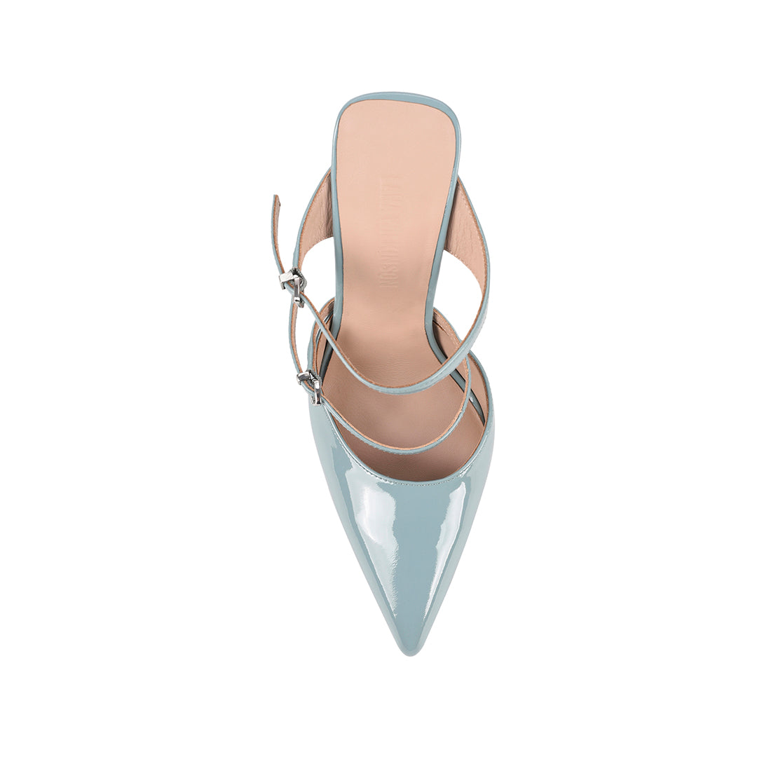 Gwen Wedge Lucite & Mint Patent - Lana Wilkinson Official