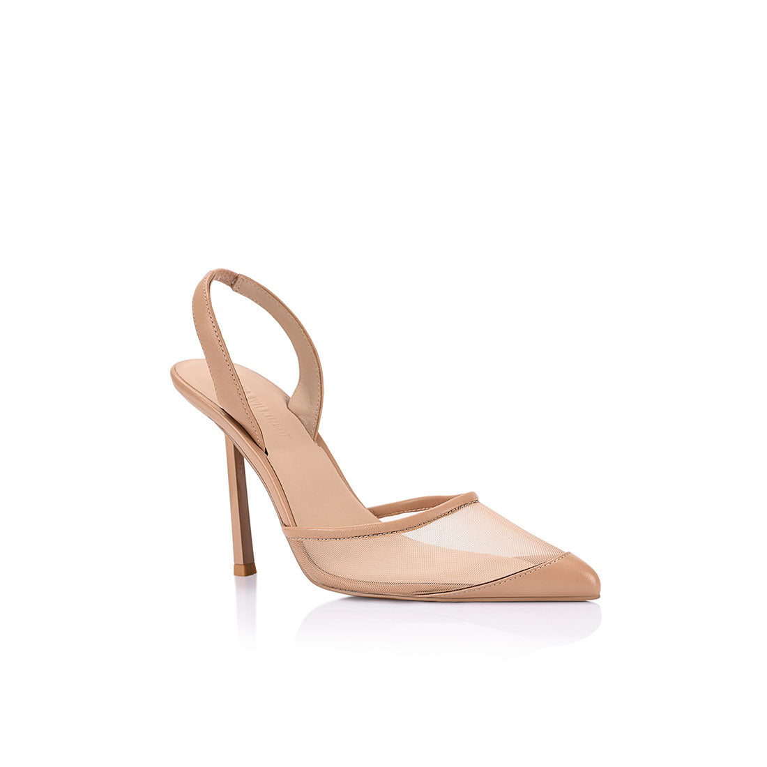 Harley Heel Beige Mesh - Lana Wilkinson