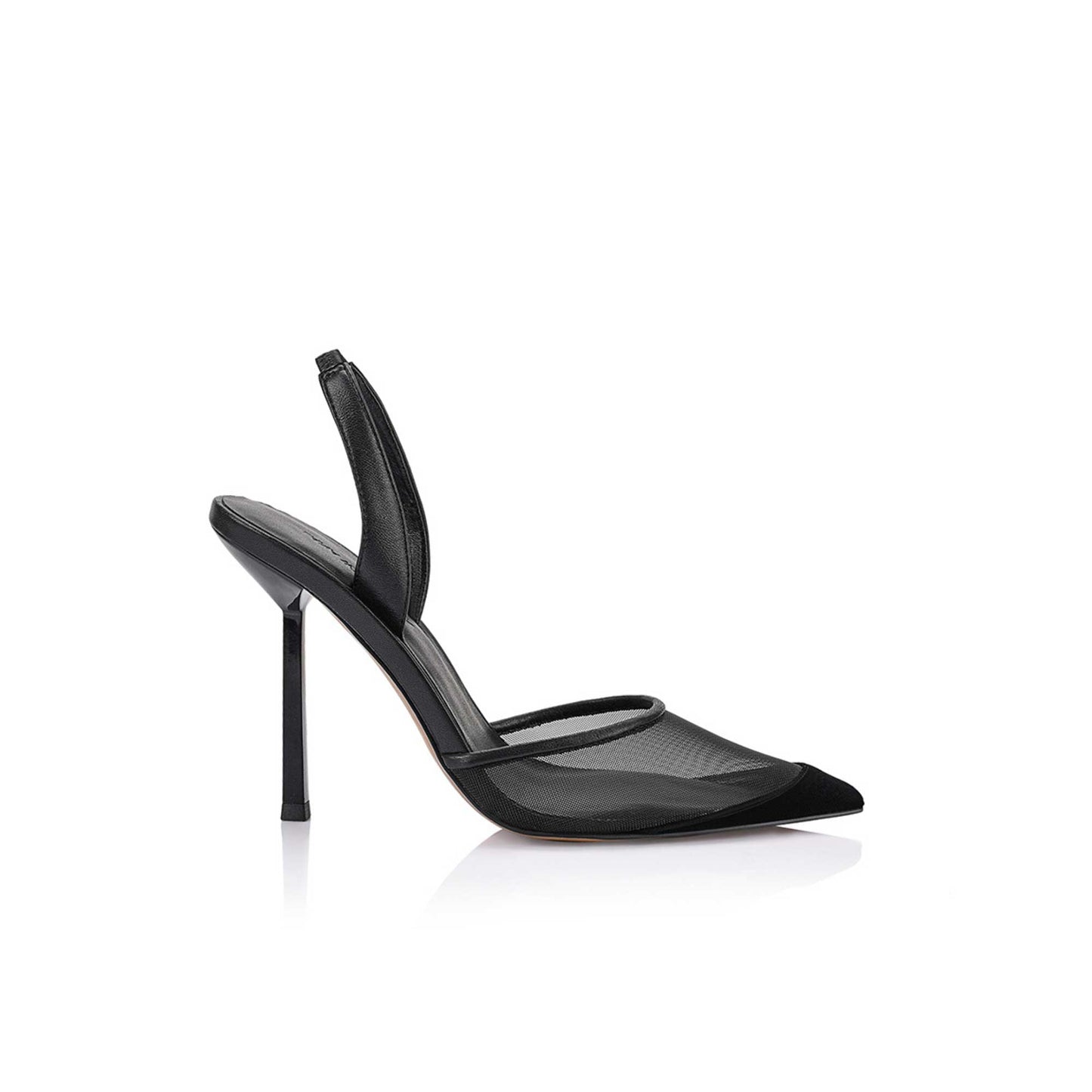 Harley Heel Black Mesh - Lana Wilkinson