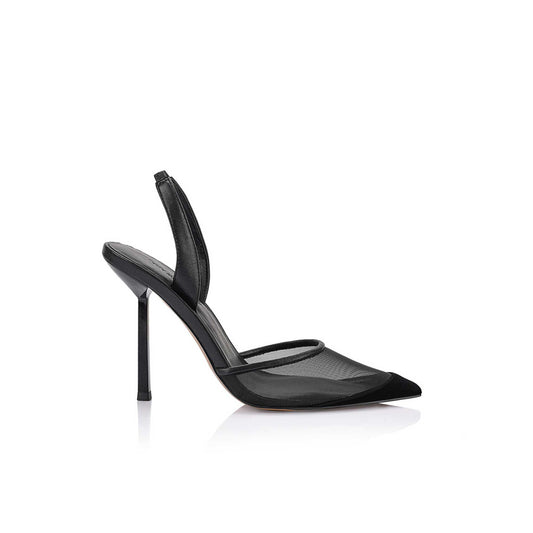 Harley Heel Black Mesh - Lana Wilkinson