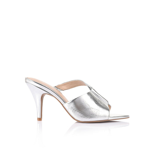 Kelis Mule Silver Metallic - Lana Wilkinson